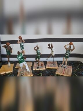 McFarlane NBA Boston Celtics Lot Of 6 . Bird, Pierce,  Russell . Basketball